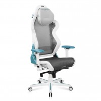 Кресло Dxracer AIR Pro series AIR-D7200-WQG (AIR-R1S-WQ.G-B3-NVF) сетка белое с серым и голубым Кресло Dxracer AIR Pro series AIR-D7200-WQG (AIR-R1S-WQ.G-B3-NVF) сетка белое с серым и голубым