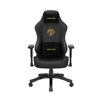 Кресло игровое Anda Seat Phantom 3 Size L Black & Gold (AD18Y-06-B-PVC)