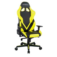 Кресло геймерское Dxracer Gladiaror Series D8100 OH/G8100/NY черное с желтым