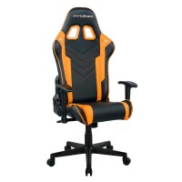 Кресло Dxracer Prince series GC-P132-NO-F2-NVF черное с оранжевым
