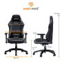 Кресло игровое Anda Seat Luna Size L Black PVC