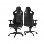 Кресло игровое Noblechairs EPIC Real Leather Black