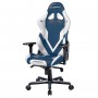Кресло игровое Dxracer Gladiator Series D8200 GC-G001-BW-B2-NVF синее с белым