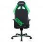 Кресло игровое Dxracer Gladiator Series D8200 GC-G001-NE-B2-NVF черное с зеленым
