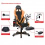 Кресло игровое Dxracer Gladiator Series D8200 GC-G001-NO-B2-NVF черное с оранжевым