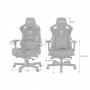 Кресло игровое Anda Seat Kaiser 3 Size XL Grey Fabric (AD12YDC-XL-01-G-PVF)