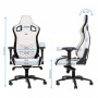 Кресло игровое Noblechairs EPIC White/Black